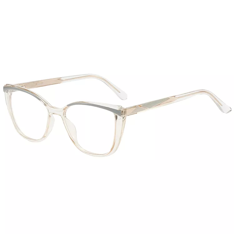 Geometric Pattern colored Core Wire Temple Frames