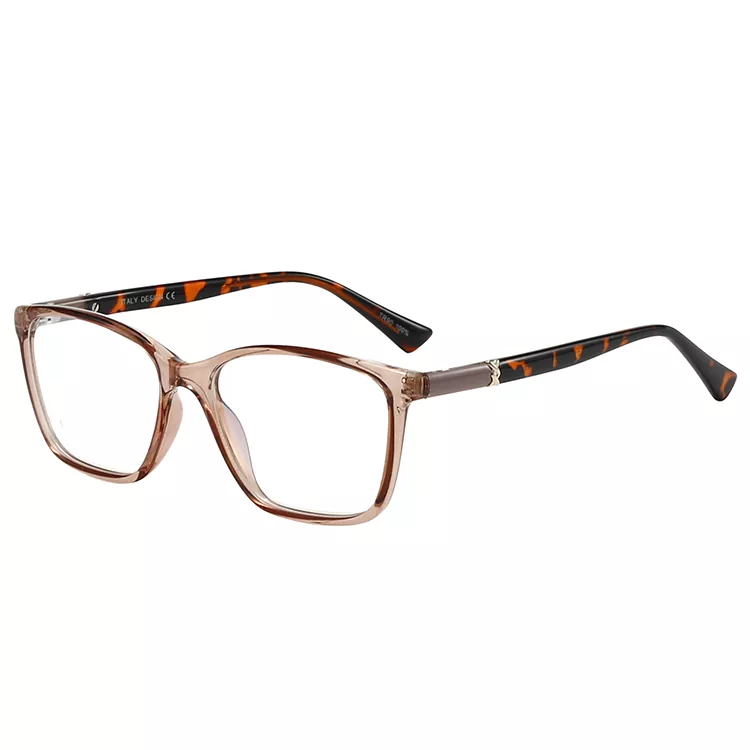 Occhiali TR90 color-block Temple di lusso con accenti dorati