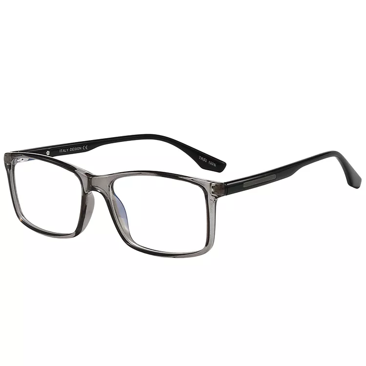 Occhiali TR90 Elite rettangolari stile business con inserto in metallo